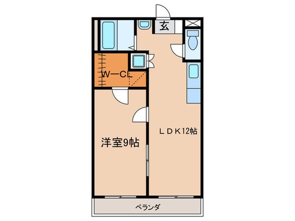 シャトー共栄の物件間取画像